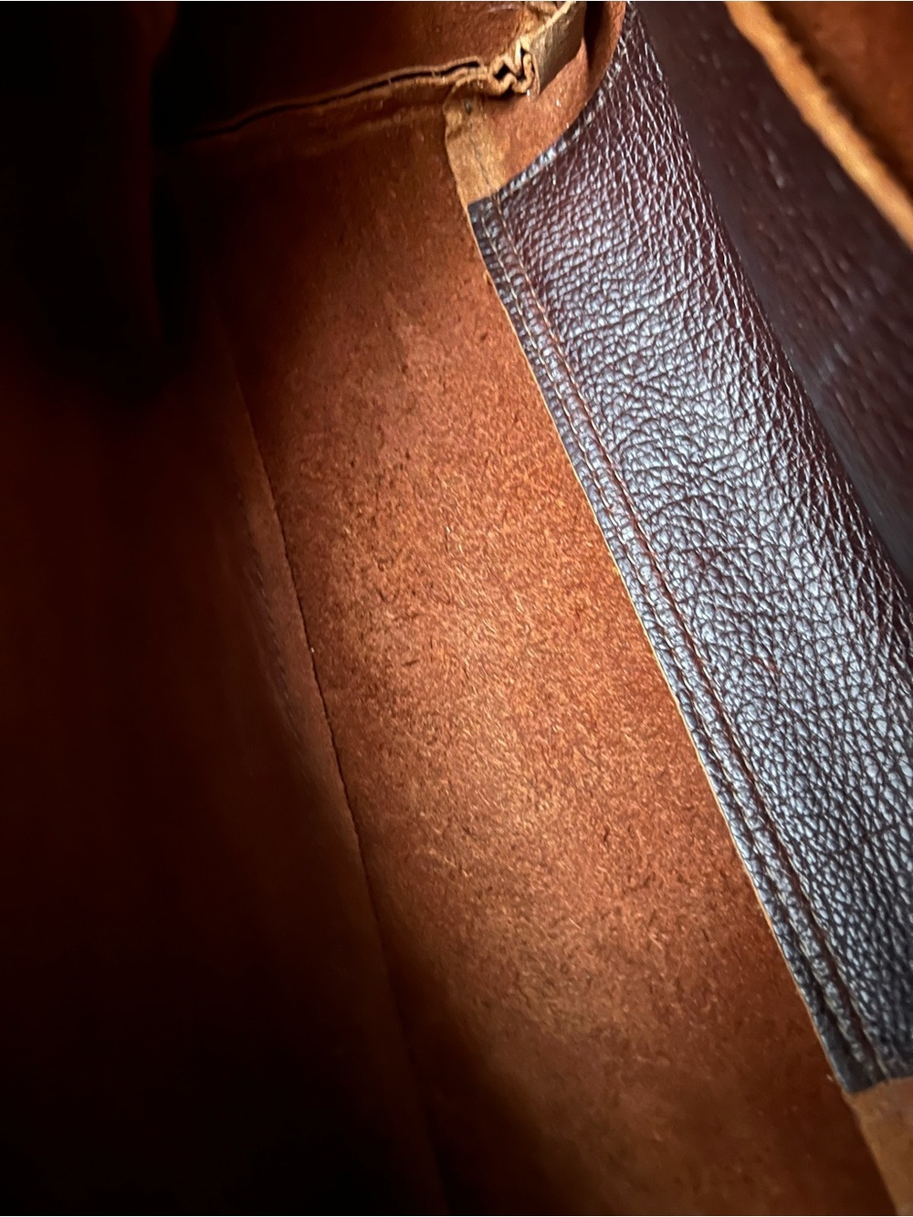 Portland Leather Sloan Doctor Bag Oversized Coldbrew Brown - Picture 7 of 8